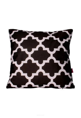 Poduszka dekoracyjna Glam black 40x40 cm antyalergiczna do salonu Intesi