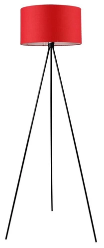 Lampa podłogowa Triano 1x60W E27  czerwony
