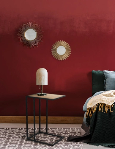 Stolik kawowy Seaford prostokątny nowoczesny dębowy z półką do salonu Intesi