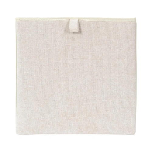 Intesi Emilia pudełko materiałowe 30x30 do regału i garderoby beżowe