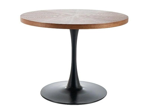 Stół Amad 100cm orzech/czarny