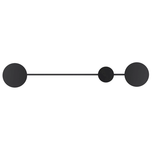 Nowoczesny kinkiet LED CLEX Step into Design czarny 120 cm do salonu i sypialni