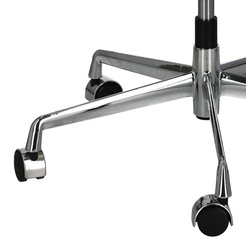 Fotel biurowy ergonomiczny CH2191 PREMIUM EA219 skóra naturalna biały obrotowy do biura
