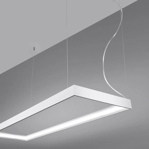 Żyrandol LED Tuula M biały nowoczesny do salonu industrialny lampa sufitowa 100 cm
