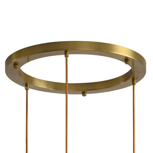 Lampa wisząca kula LED SFERA-3 złota 50 cm do salonu i nad wyspę Step into Design