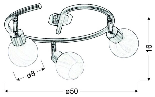 Nowoczesna lampa sufitowa Alabaster szklana regulowana do salonu i sypialni 50 cm