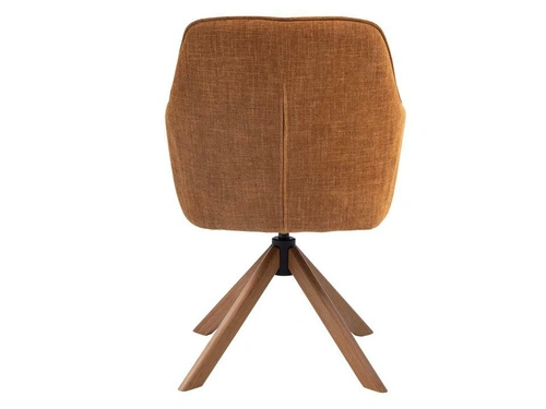 Krzesło obrotowe Avola do jadalni tapicerowane z podłokietnikami