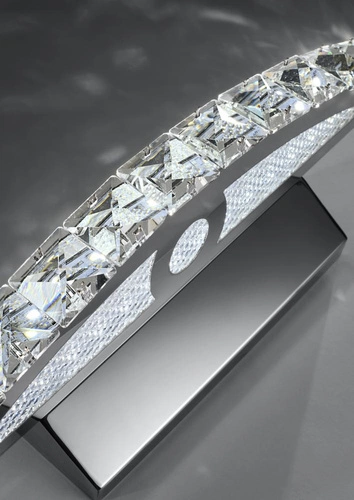 Nowoczesny kinkiet ścienny LED Arande chrom 8W do łazienki i salonu CANDELLUX LIGHTING