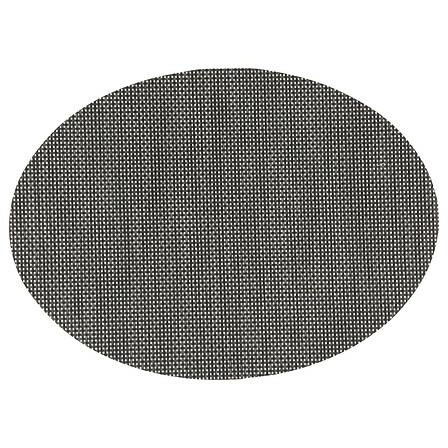 Czarna okrągła podkładka pod talerz Maoli 48x35 cm do kuchni i jadalni 5five