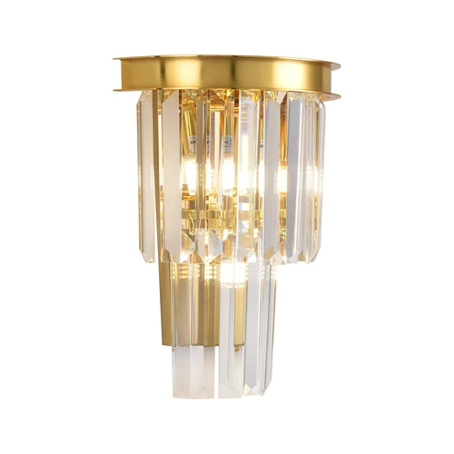 Kinkiet ścienny glamour SPLENDORE Step into Design złoty 20 cm do salonu i sypialni