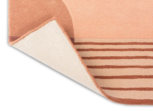 Dywan nowoczesny wełniany Decor Lola 140x200 geometryczny pomarańczowy do salonu Carpets&More