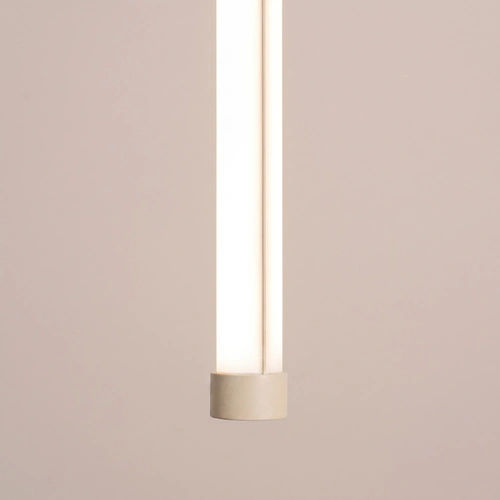 Lampa wisząca TRANG 75 beżowa LED regulowana nad wyspę