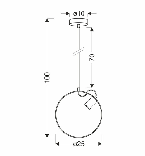 Lampa wisząca Nexo czarna nowoczesna metalowa do salonu i jadalni nad stół Ledea