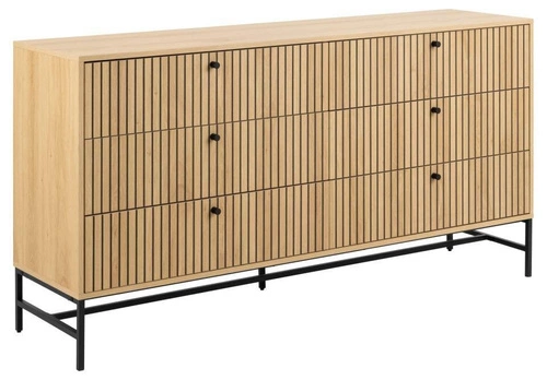 Komoda Albany 6 szuflad dąb naturalny