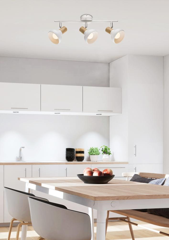Lampa sufitowa Puerto listwa 3x40W E14 biały