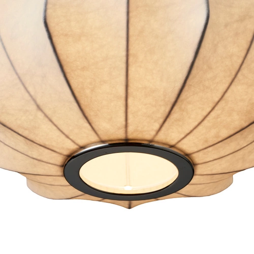 Nowoczesna lampa wisząca SILK V-shape biała 45 cm do salonu i jadalni regulowana
