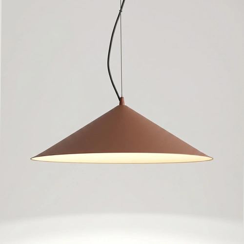 Lampa wisząca FINT mocca LED do salonu nowoczesna regulowana
