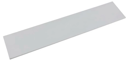 Belfast biała półka ścienna drewniana 120 cm nowoczesna do salonu i kuchni Actona