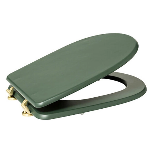 Deska sedesowa Duo zielona z duroplastu do toalety nowoczesna