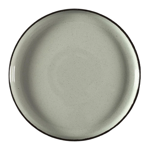 Nowoczesny zestaw obiadowy Temp na 4 osoby zielony ceramiczny do jadalni