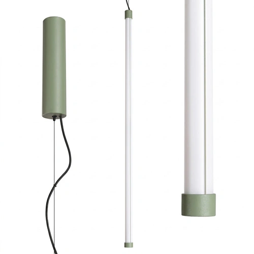 Lampa wisząca TRANG 100 LED szałwiowa regulowana nad wyspę
