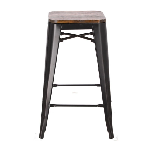 Hoker Paris Wood 65cm czarny sosna        orzech Outlet