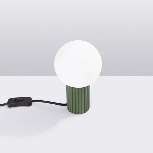 Lampa biurkowa HALO zielona oliwka