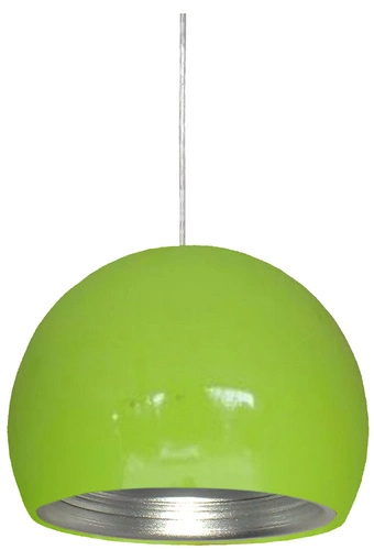 Lampa wisząca Pictor 25 1x60W E27  zielony/srebrny odbłyśnik