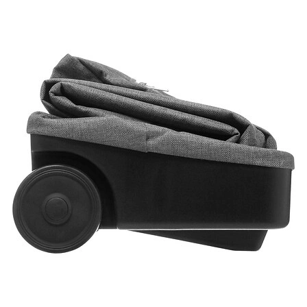 Torba na zakupy na kółkach szara