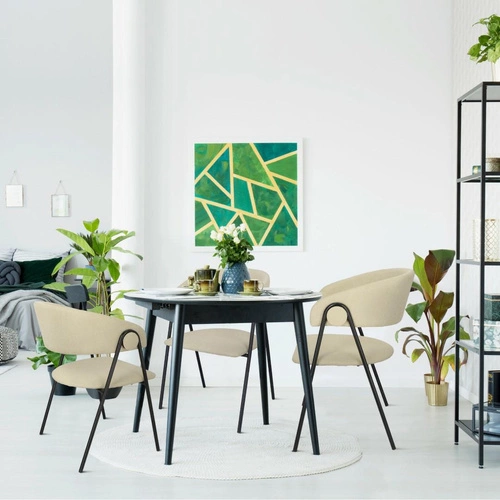 Zestaw 2 krzeseł Larisa beżowe