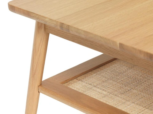 Stolik kawowy Barrali 60x120 dębowy prostokątny skandynawski do salonu