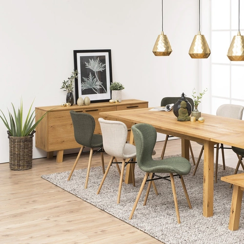 Krzesło Batilda VIC forest green tapicerowane