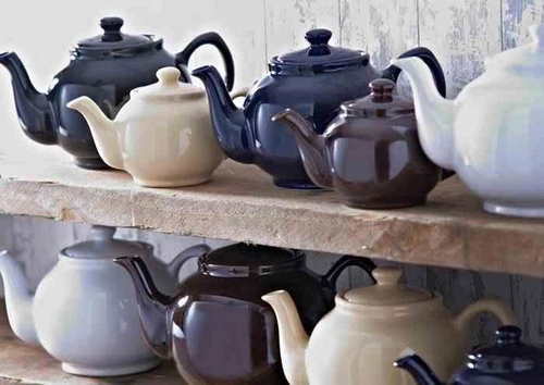 Price&Kensington czarny ceramiczny imbryk do herbaty 1,1 l nowoczesny do zmywarki