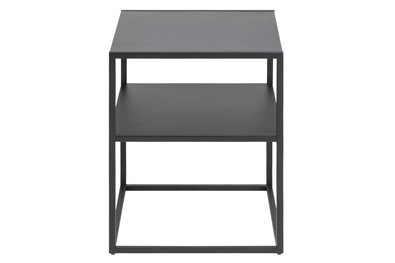 Stolik nocny z półką Newton czarny