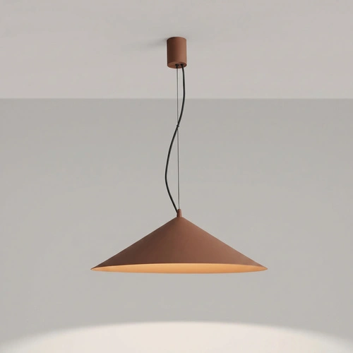 Lampa wisząca FINT mocca LED do salonu nowoczesna regulowana