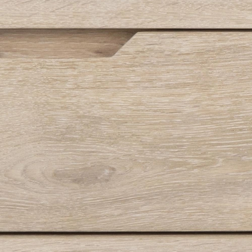 Szafka RTV drewniana skandynawska A-line dąb bielony 150 cm z szufladami do salonu