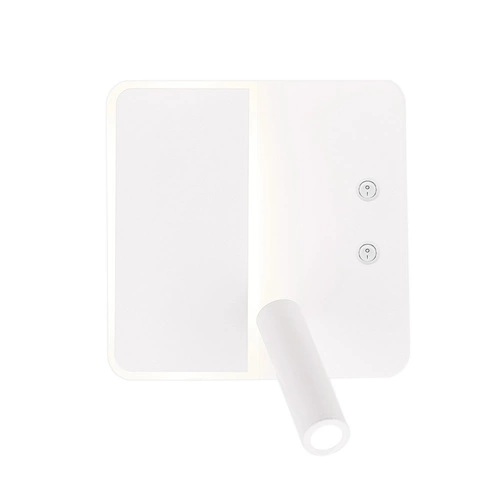 Kinkiet ścienny LED Alma biały nowoczesny do sypialni z regulacją do czytania Candellux