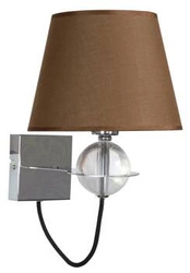 Kinkiet Tesoro 1x40W E14 brązowy