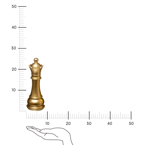 Zestaw Dekoracja Szachy 25,5cm 