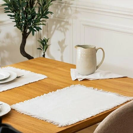 Maha szara podkładka pod talerz 45x30 cm na stół do kuchni i jadalni