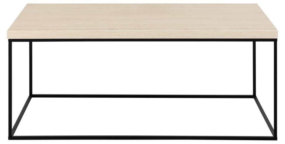 Stolik Barossa 110x55cm beżowy trawertyn