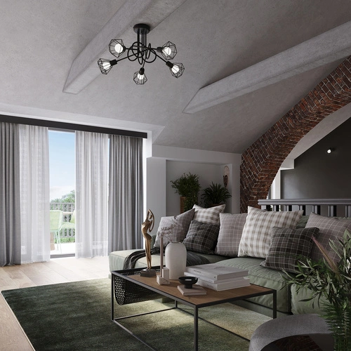 Kinkiet ścienny czarny ARTEMIS 1S nowoczesny metalowy do salonu i sypialni SOLLUX LIGHTING