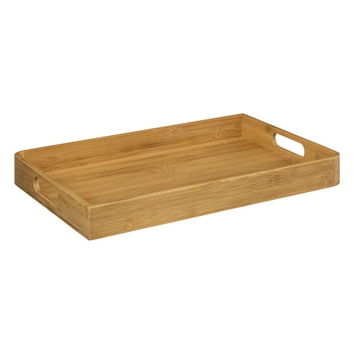 Zestaw 2 prostokątnych tac bambusowych 5five simply smart do serwowania napojów i owoców