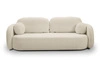 Sofa Salby z funkcją spania beżowa jasna  Sicuro 55