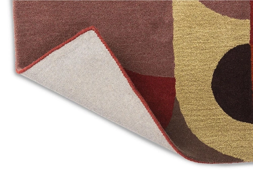 Dywan nowoczesny wełniany Decor Red Pale Green 160x230 do salonu i sypialni Carpets&More