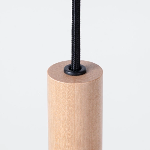 Lampa wisząca Pastelo 3-punktowa nowoczesna drewno do salonu i jadalni SOLLUX