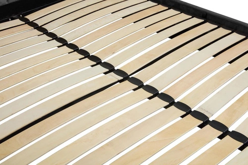 Łóżko tapicerowane Pola 160x200 popielate z pojemnikiem do sypialni nowoczesne