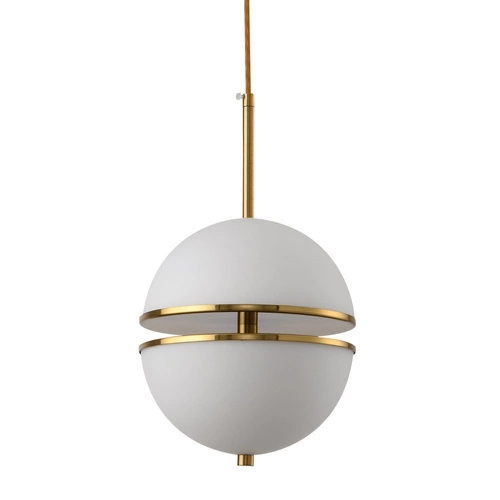 Lampa wisząca kula LED SFERA-1 Step into Design złota 20 cm do salonu i kuchni
