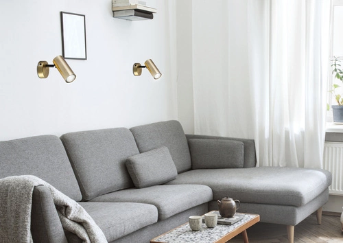 Kinkiet ścienny Colly nowoczesny złoty LED regulowany do salonu i sypialni CANDELLUX