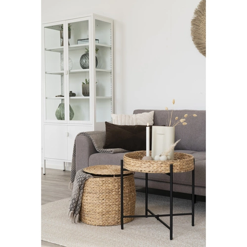 Stolik pomocniczy Naro 50cm naturalny  hiacynt